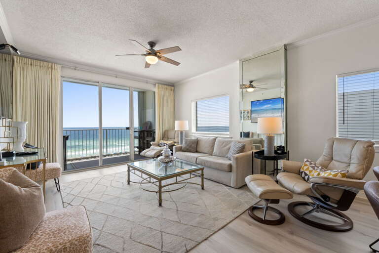 You can't beat the view from this living room! 