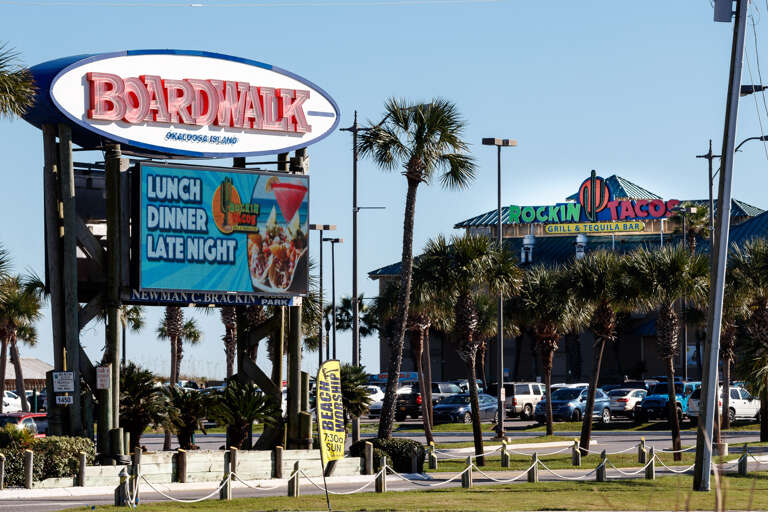 Fort Walton Beach Boardwalk Fishing Pier and Restaurants are right on the beach along with your condo rental through Brooks and Shorey Resorts.