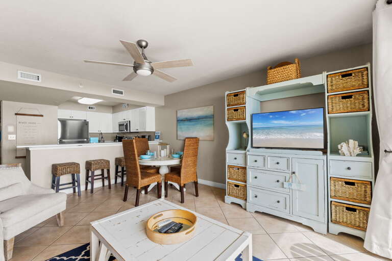 Inviting open living and dining space to gather and unwind.