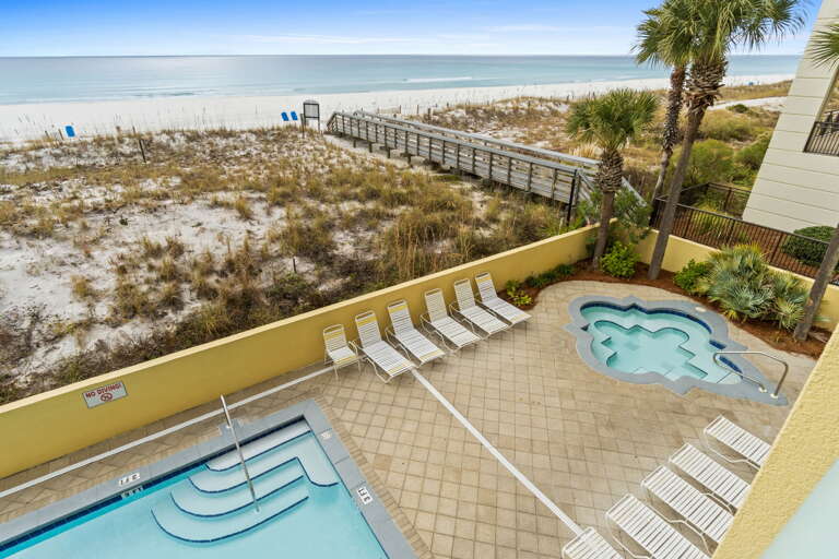 Enjoy the wonderful pool or soak in the hot tub.