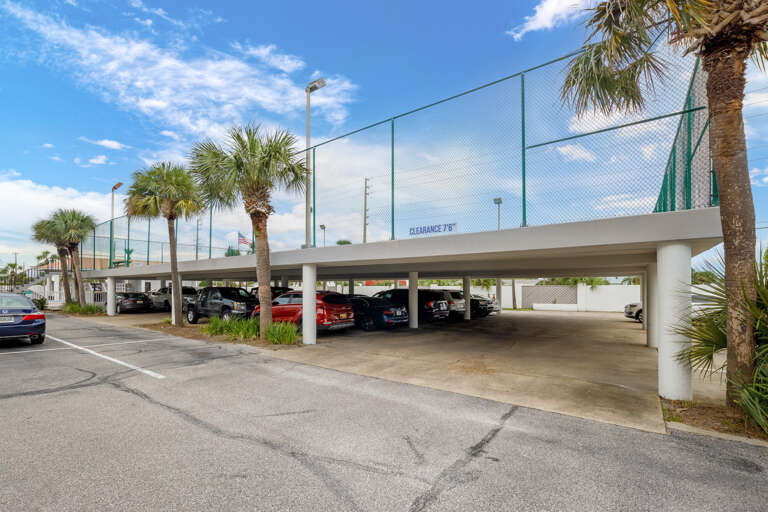 Covered parking offered.