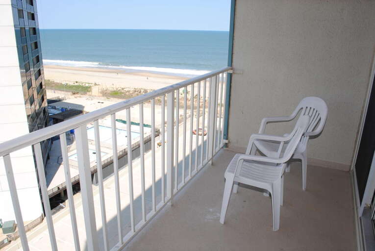 Oceanfront Balcony View