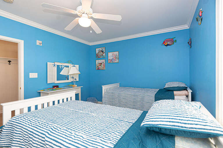 3rd Bedroom-Two Twin Beds with Trundle