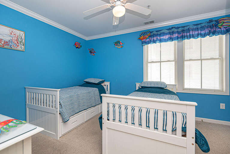 3rd Bedroom-Two Twin Beds with Trundle