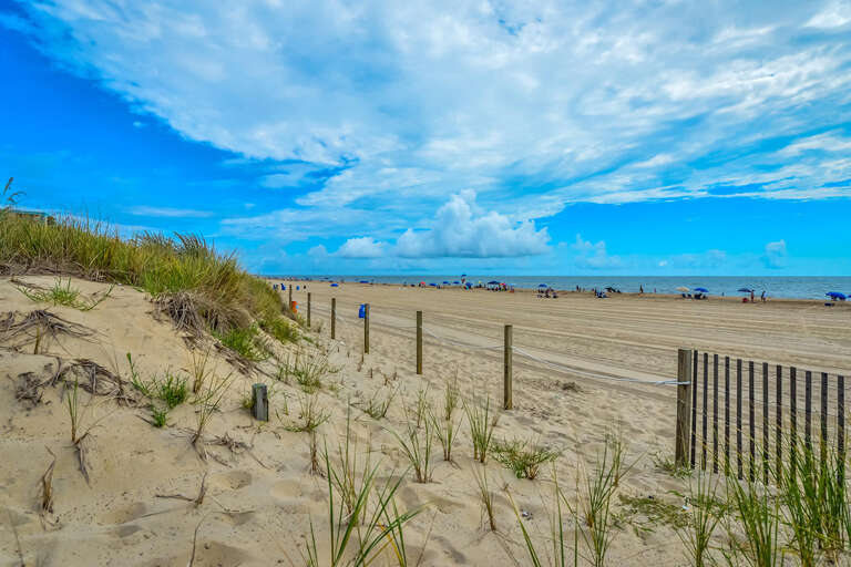 Beach in Front of Dune House 1