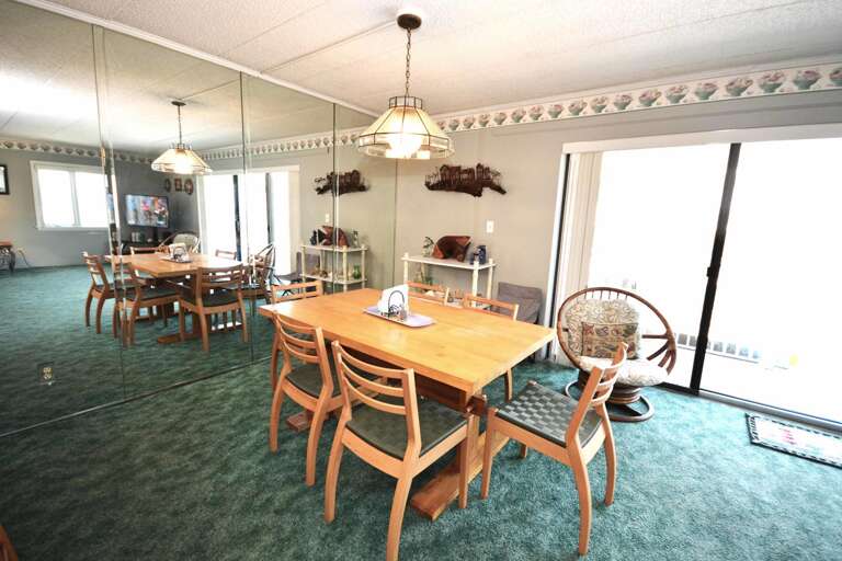 Dining Area with Ocean Block View Dining Area with Ocean Block View