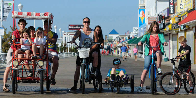 Ocean City Boardwalk Biking