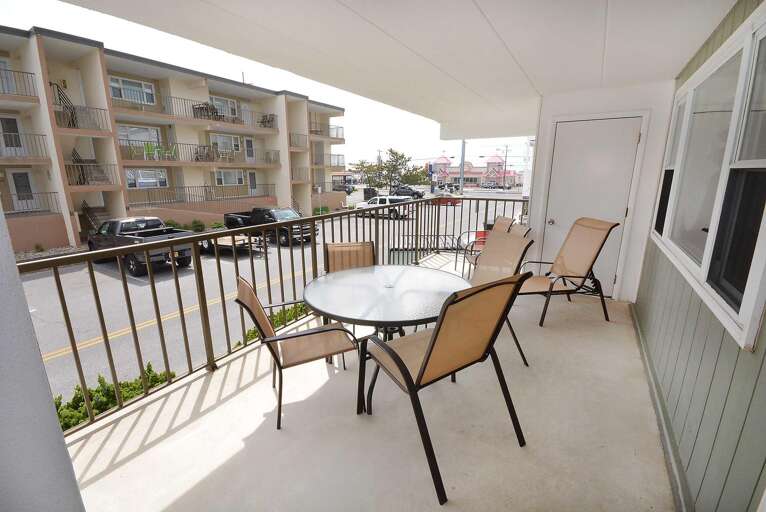 Front Porch with Ocean Block View