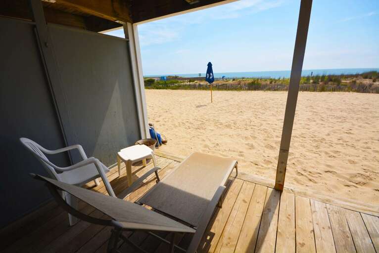 Oceanfront Deck off of Living Room
