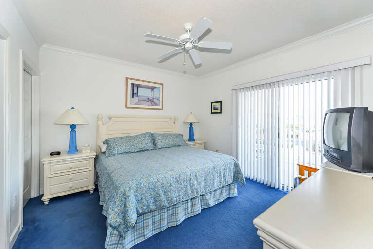 Master Bedroom with King and Balcony