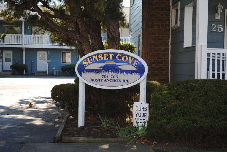 SUNSET COVE SIGN
