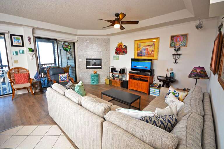Our Place @ the Beach #302C Living-Room
