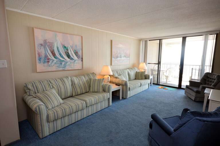 Sea Terrace 602 LIVING-AREA-TWO-QUEEN-SOFAS