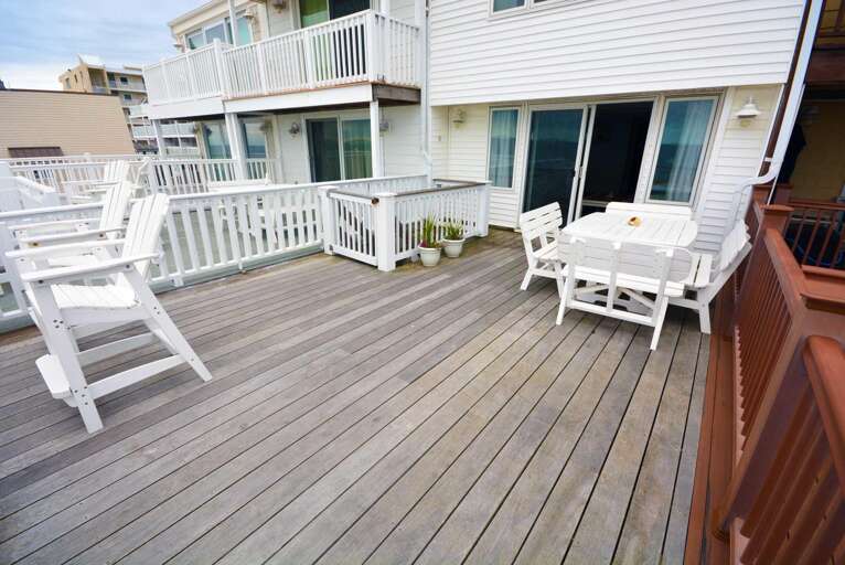 Deck off of Living Room Deck off of Living Room