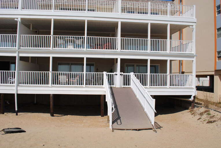 Balcony with Direct Beach Access