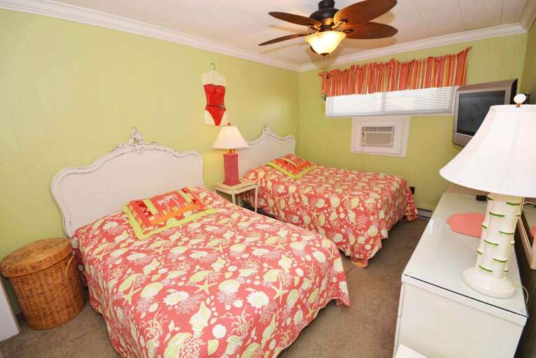 First Bedroom with 2 Doubles