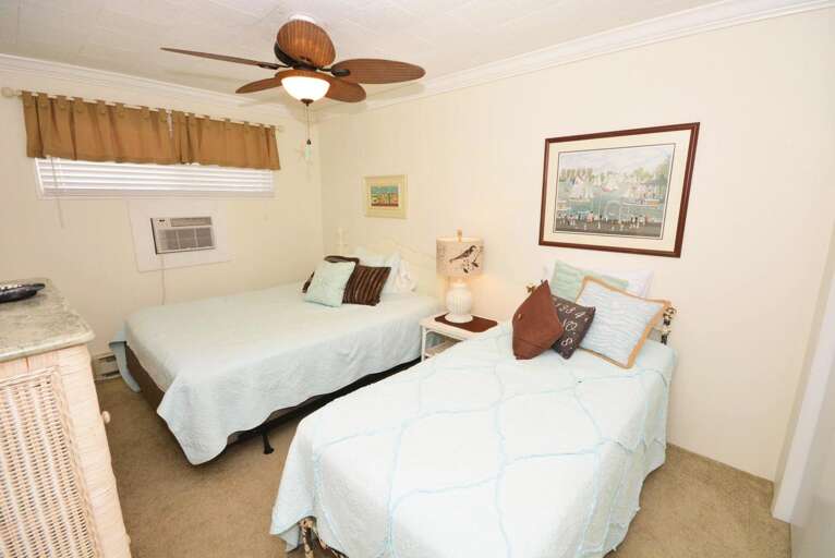 Second Bedroom with Queen & Twin