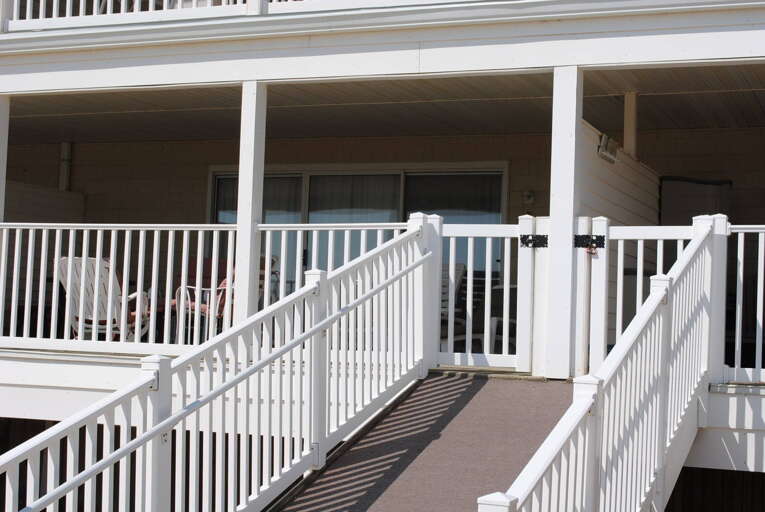 Ramp from Balcony to Beach