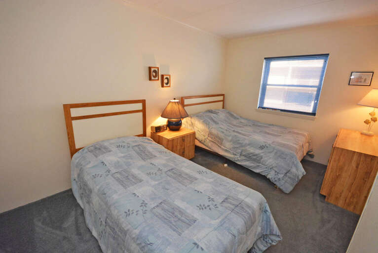 Second bedroom with Double and Twin