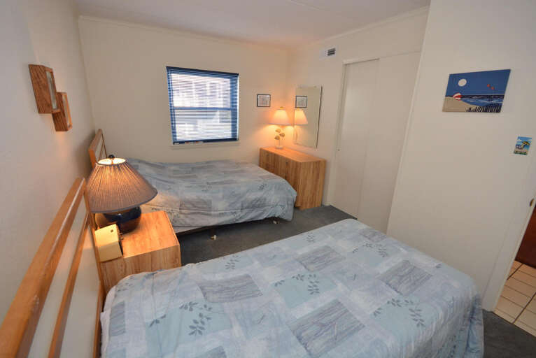 Second Bedroom with Double & Twin