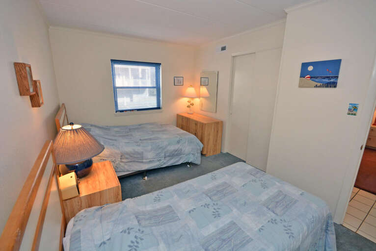 Second Bedroom with Double & Twin