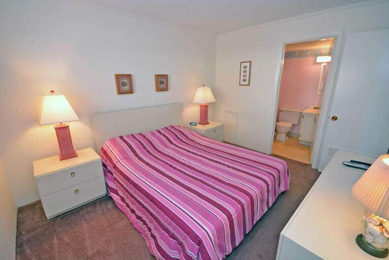 Master Bathroom with Queen