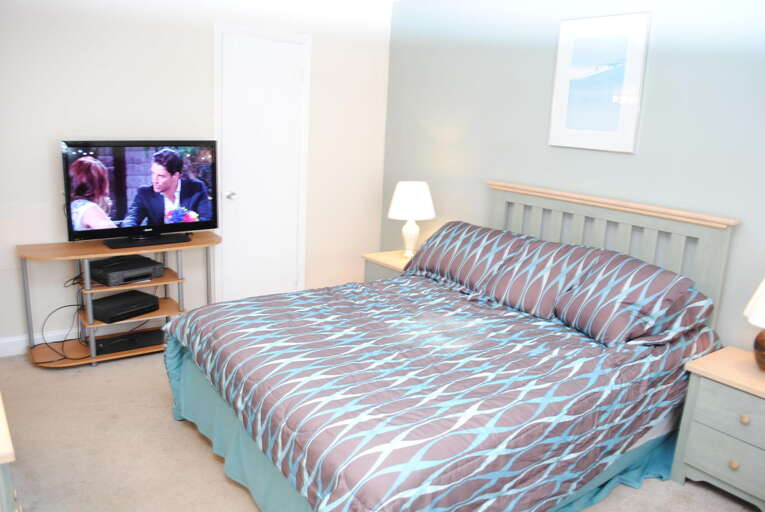 Master Bedroom with Queen Bed & Double Futon 