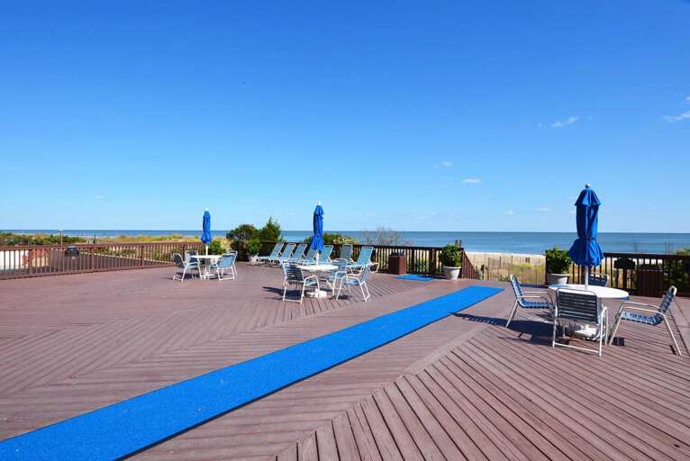 Oceanfront Sundeck at Capri in Ocean City MD