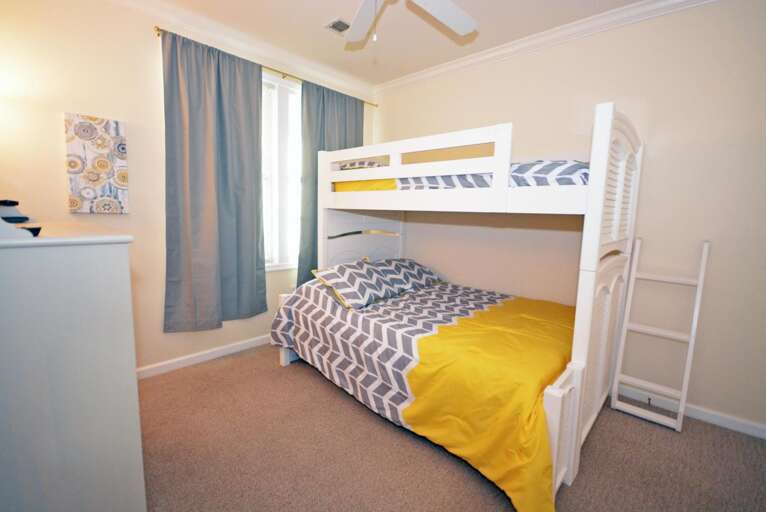 Third Bedroom - Pyramid Bunk Bed, Double and Twin Bed