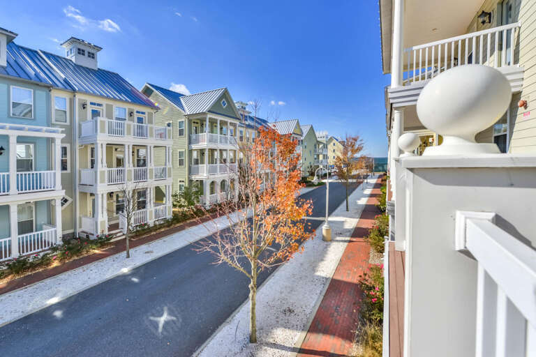 BALCONY VIEW from 30 Sunset Island 