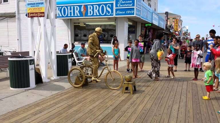 Street Vendor on boardwalk