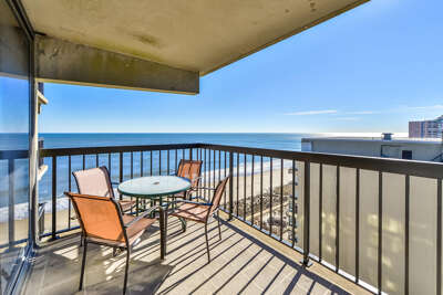 Sea Watch 1615 Oceanfront Balcony View