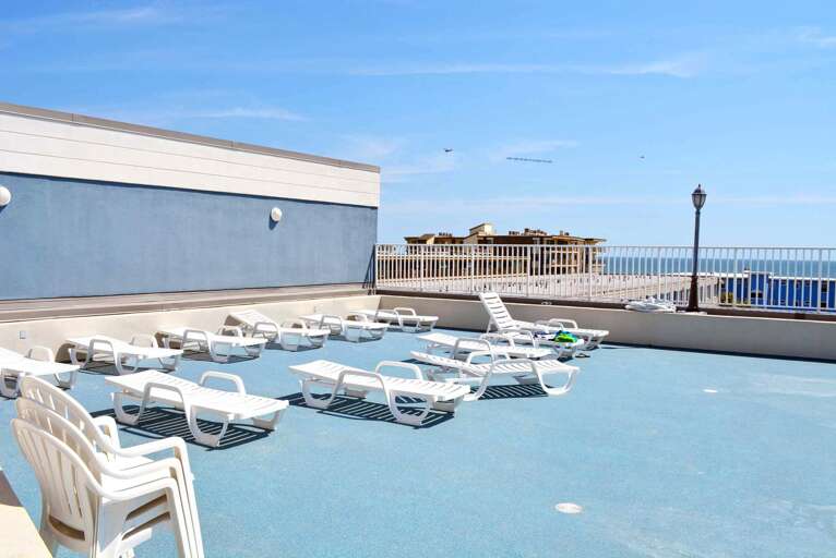 Outdoor Pool Sun Deck