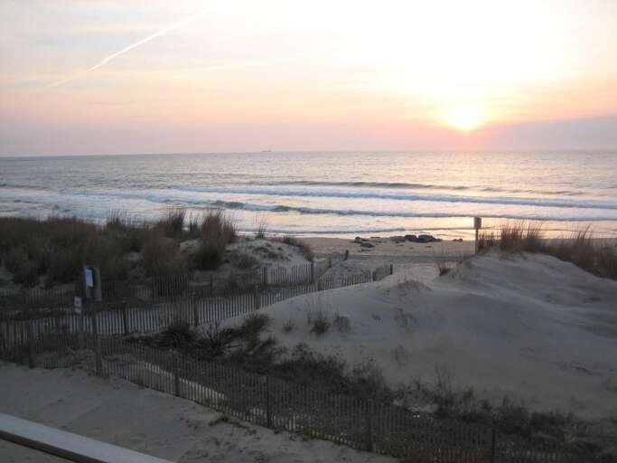 Early Morning Sunrise from Balcony at Oasis North 2N