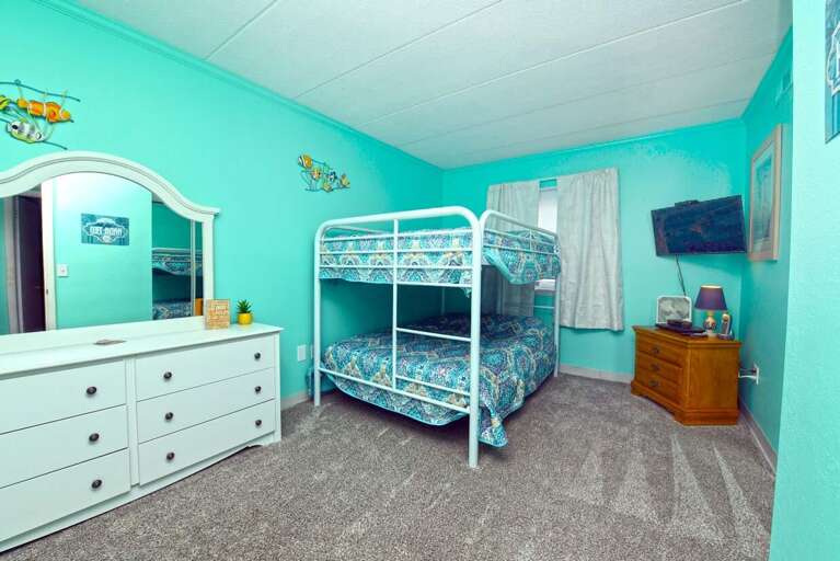 SECOND BEDROOM TWO DOUBLES  BUNK