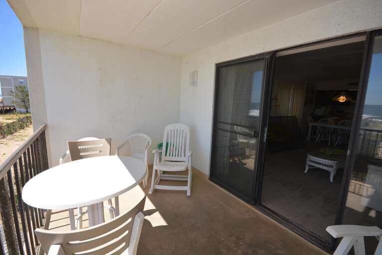 Oceanfront Balcony  
