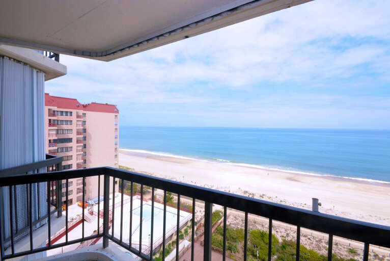 Oceanfront Balcony View