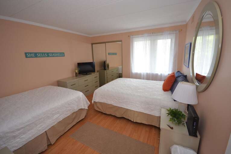 Bedroom 2 with Double and Queen