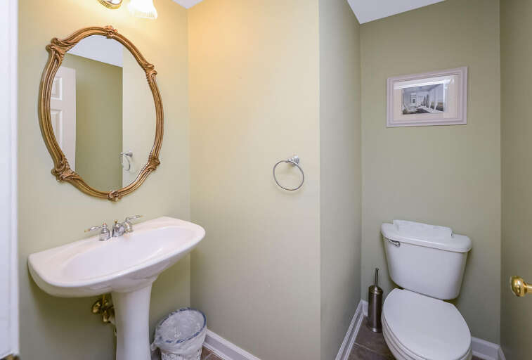 1/2 Bath Next to Kitchen