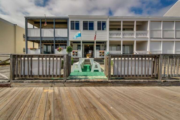 Flipper's Seacret Entrance from Ocean City Boardwalk Flipper's Seacret Entrance from Ocean City Boardwalk