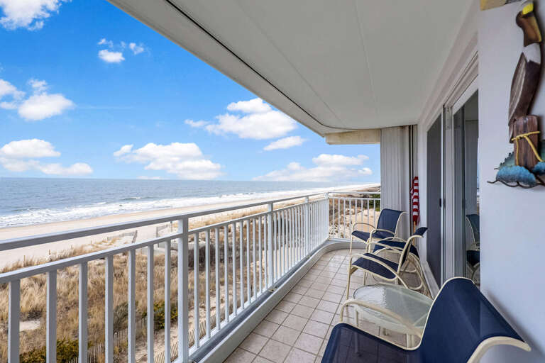 Oceanfront Balcony View
