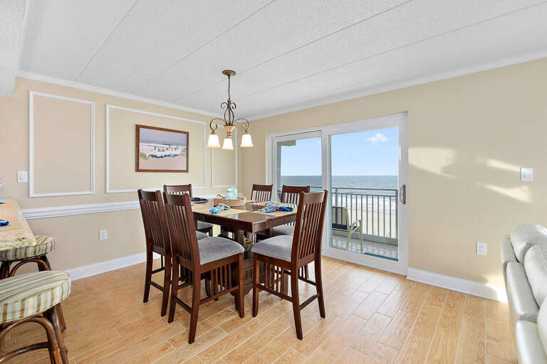 Oceanfront Dining Area
