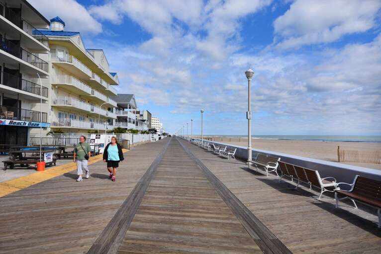Boardwalk in Ocean City, MD