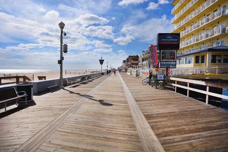 Boardwalk in Ocean City, MD  Boardwalk in Ocean City, MD