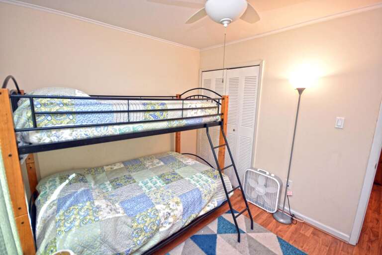 Bedroom 3 with Pyramid Bunk Bed