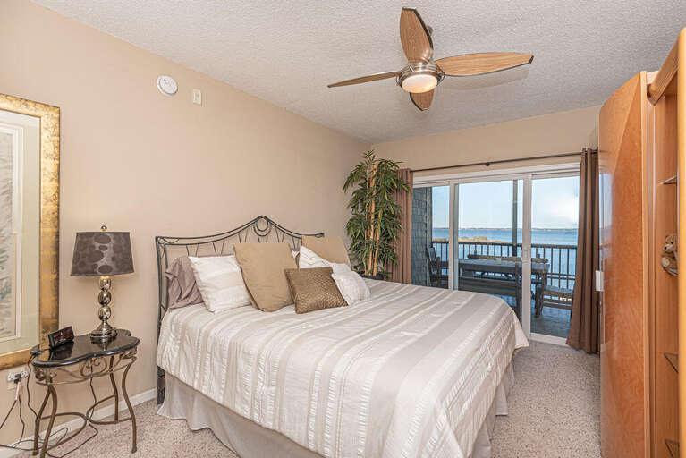 Master Bedroom with King and Balcony