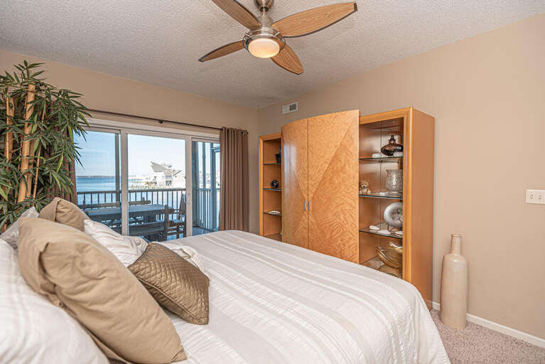 Master Bedroom with King and Balcony