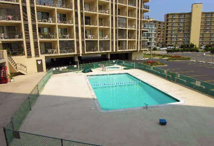 Outdoor Pool at Blue Water East in Ocean City MD