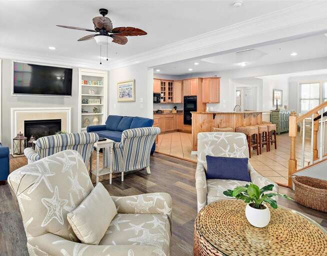 Living-Area- 6 Sunset Island-Ocean City