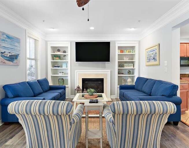 Living-Area- 6 Sunset Island-Ocean City